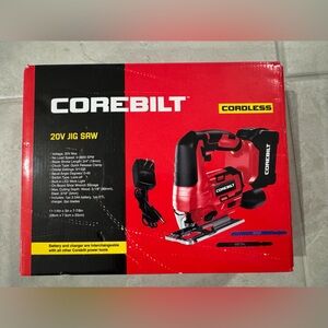 Red Cordless 20V Jig Saw